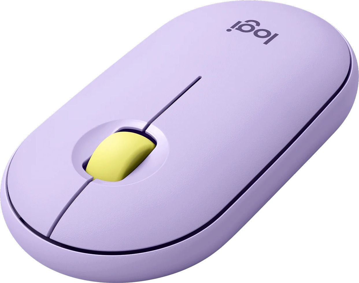 LOGITECH Pebble M350 Wireless Mouse - LAVENDER LEMONADE